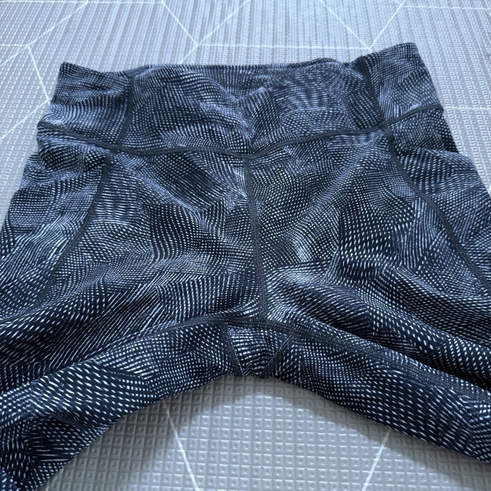 Lululemon Time To Sweat Crop 23" Size 10 Velocity‎ Mesh Black LW6AX8S Pockets! - Picture 4 of 9